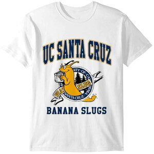 UC Santa Cruz Banana Slugs T-Shirt Funny College Mascot Retro Graphic Tee 96